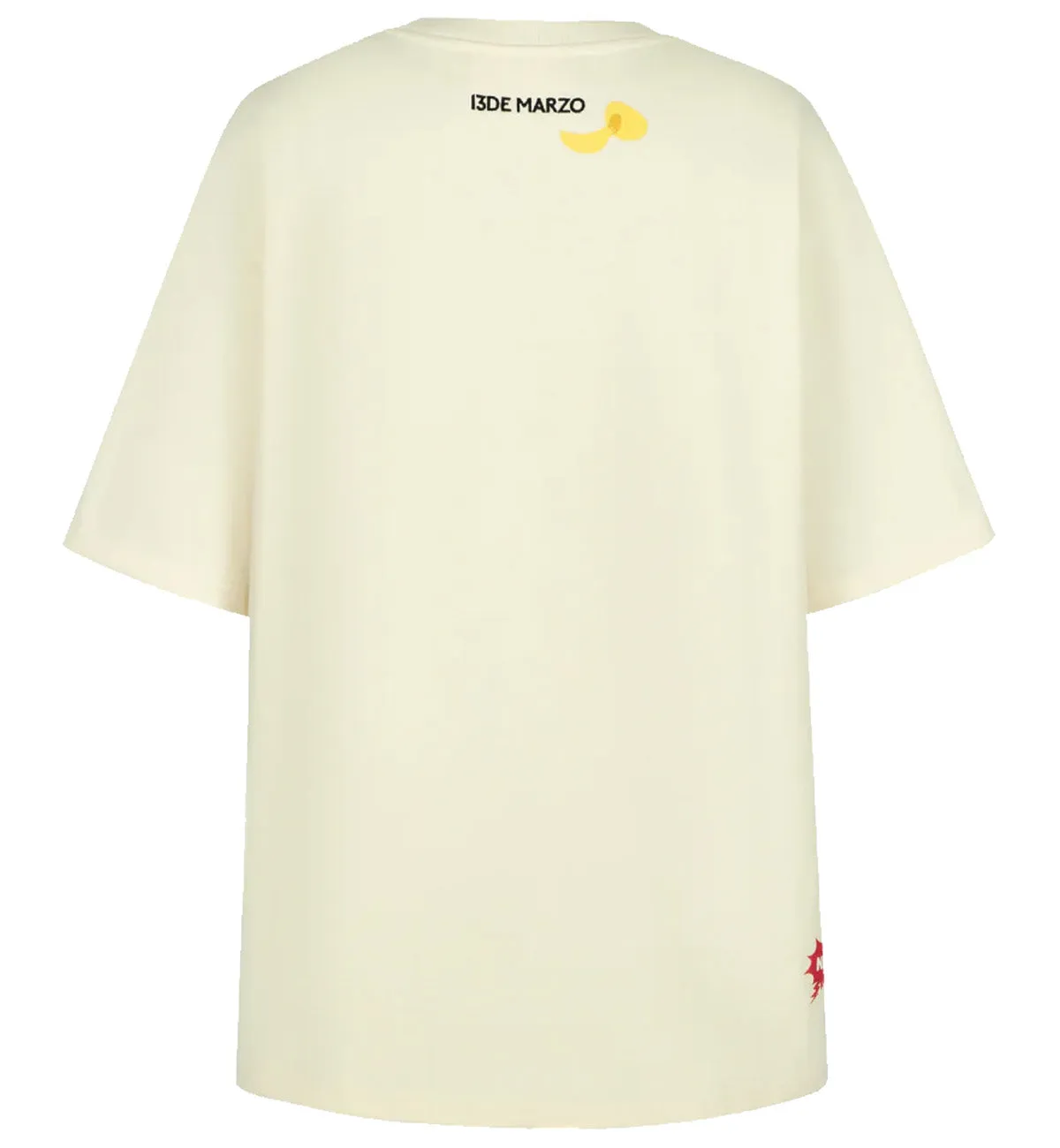 13DE MARZO x Lay's Crayon Drawing T-Shirt (Beige)