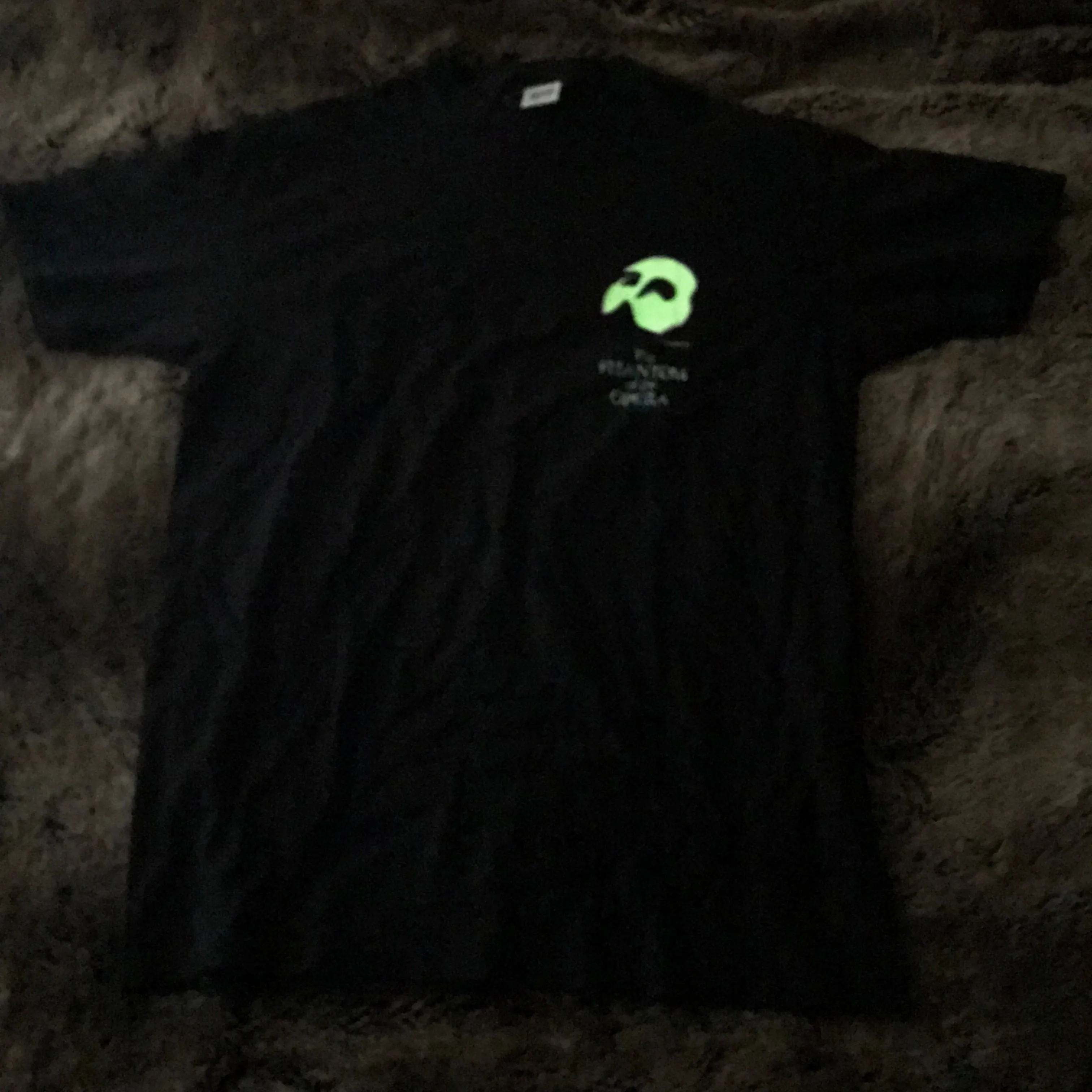 1986 Glows in Dark Vintage Phantom of the Opera Logo Tee