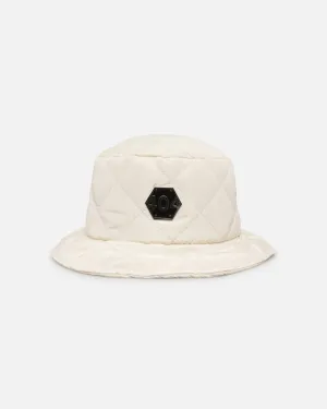 404 Quilted Bucket Hat Off White
