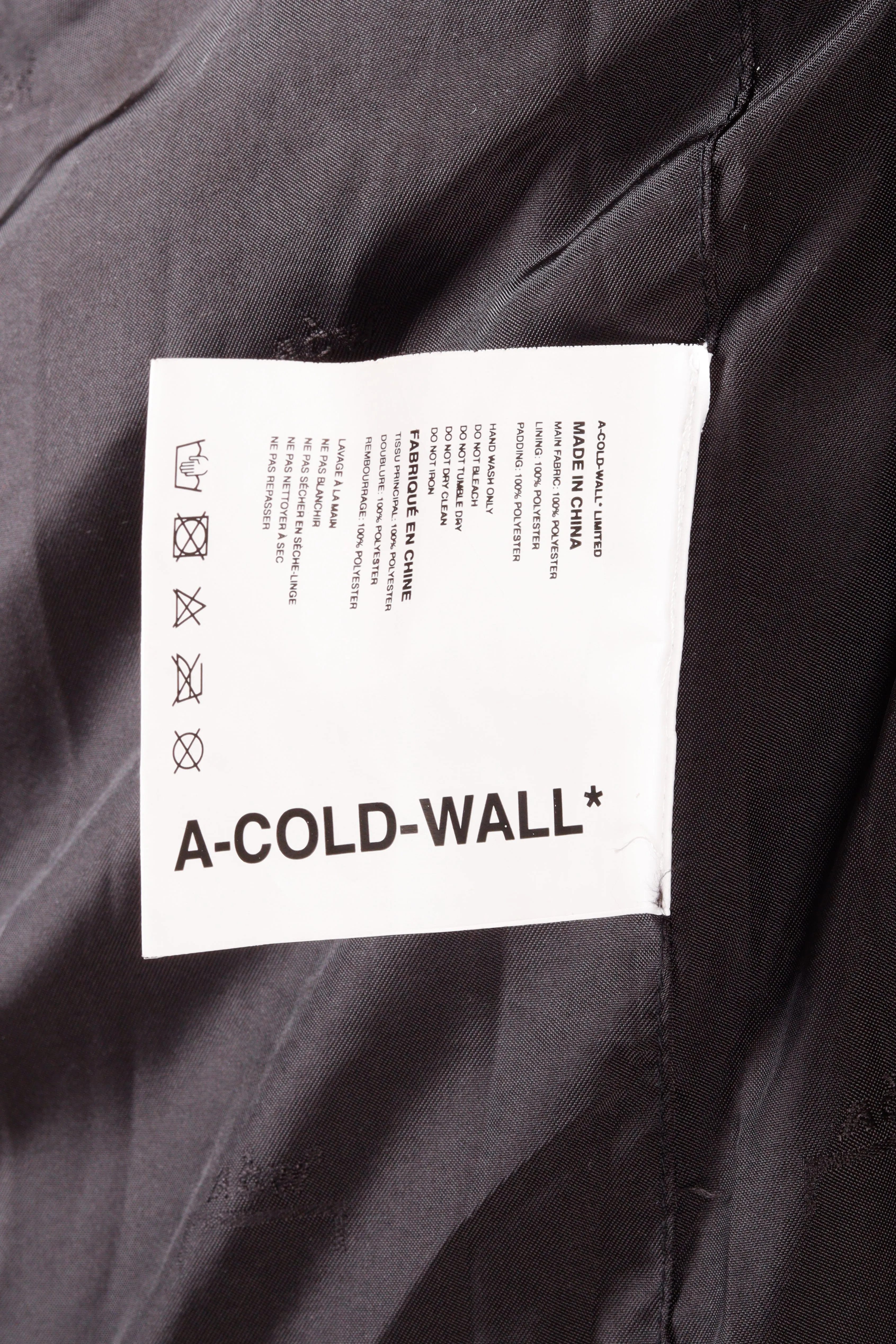 A-COLD-Wall* AW19 'Classic' Puffer Jacket (2019)