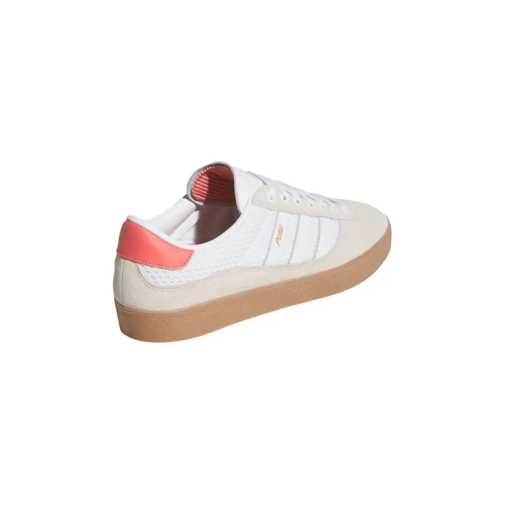 adidas SKATEBOARDING PUIG INDOOR SHOES // WONDER WHITE / CLOUD WHITE / GUM