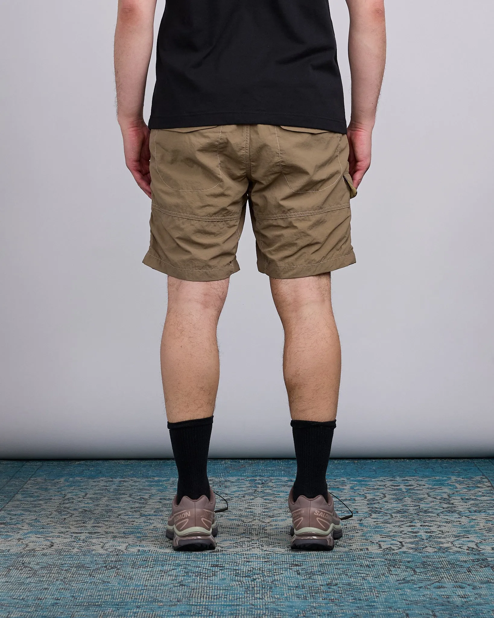and wander Hiking Club Taffeta Hiking Short Beige