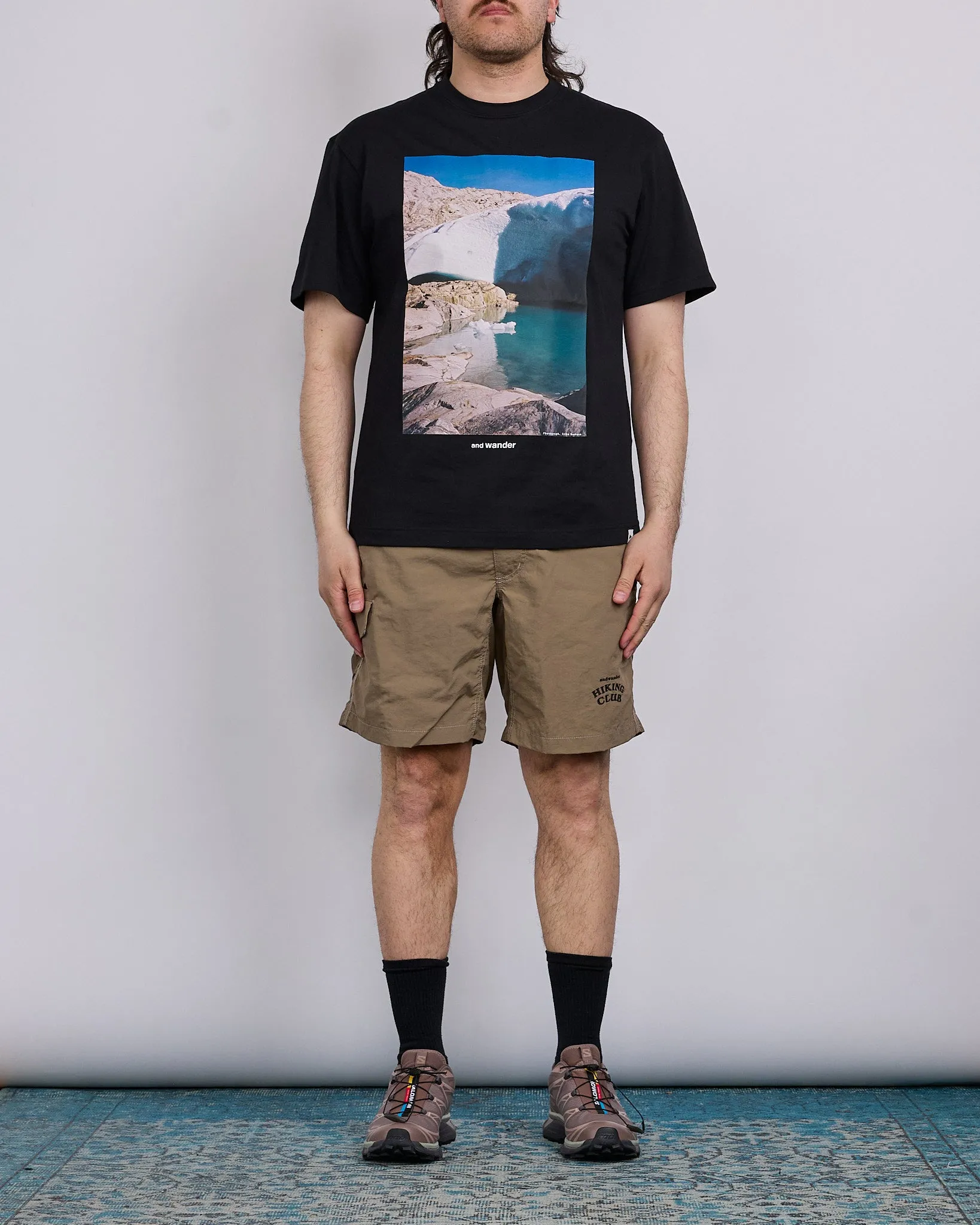 and wander Hiking Club Taffeta Hiking Short Beige