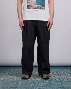 and wander Nylon Twill Relaxed Pant Black
