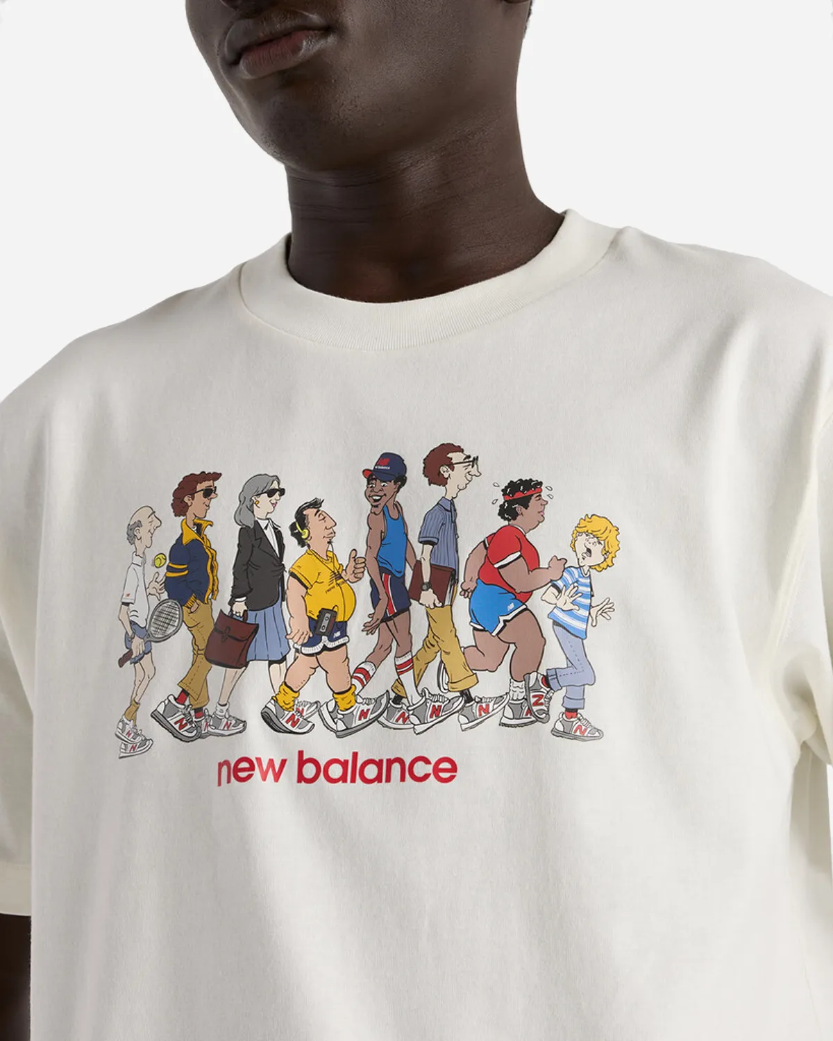 Athletics Relaxed Archive Walk T-Shirt - Sea Salt
