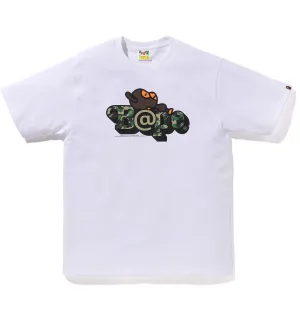 Bape Baby Milo Sleeping T-Shirt (White)