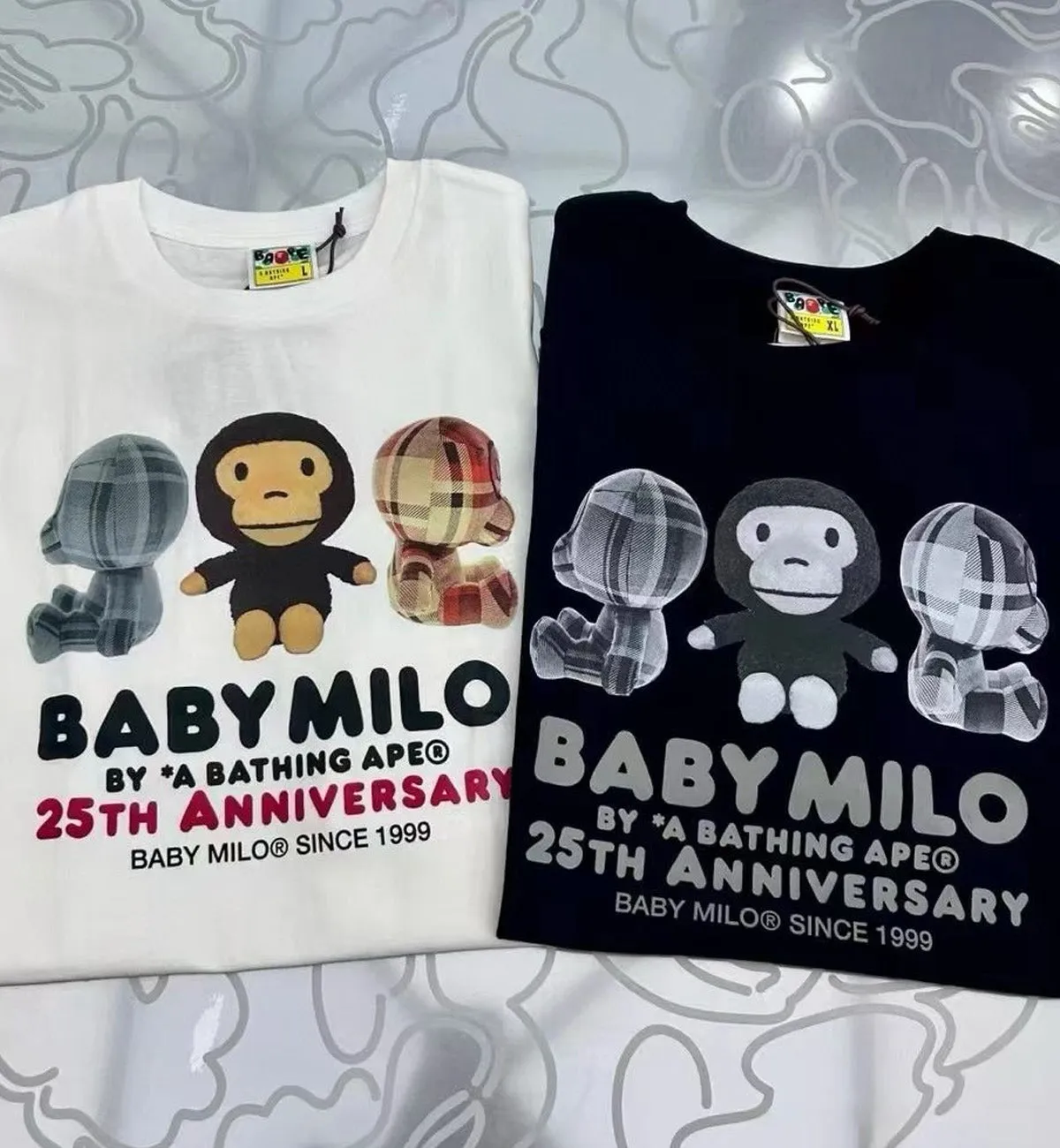 Bape Baby Milo With Bleached T-Shirt
