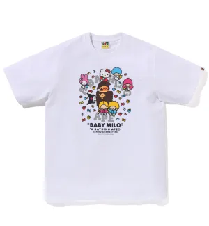 Bape Baby Milo x Sanrio Characters T-Shirt (White)