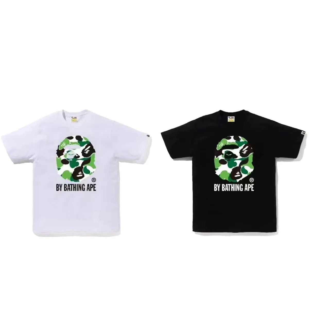 Bape Big Head Camo Forest T-Shirt