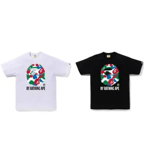 Bape Big Head Camo RGB T-Shirt