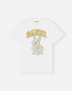 Basic Jersey Baby Bun Relaxed T-shirt - Bright White