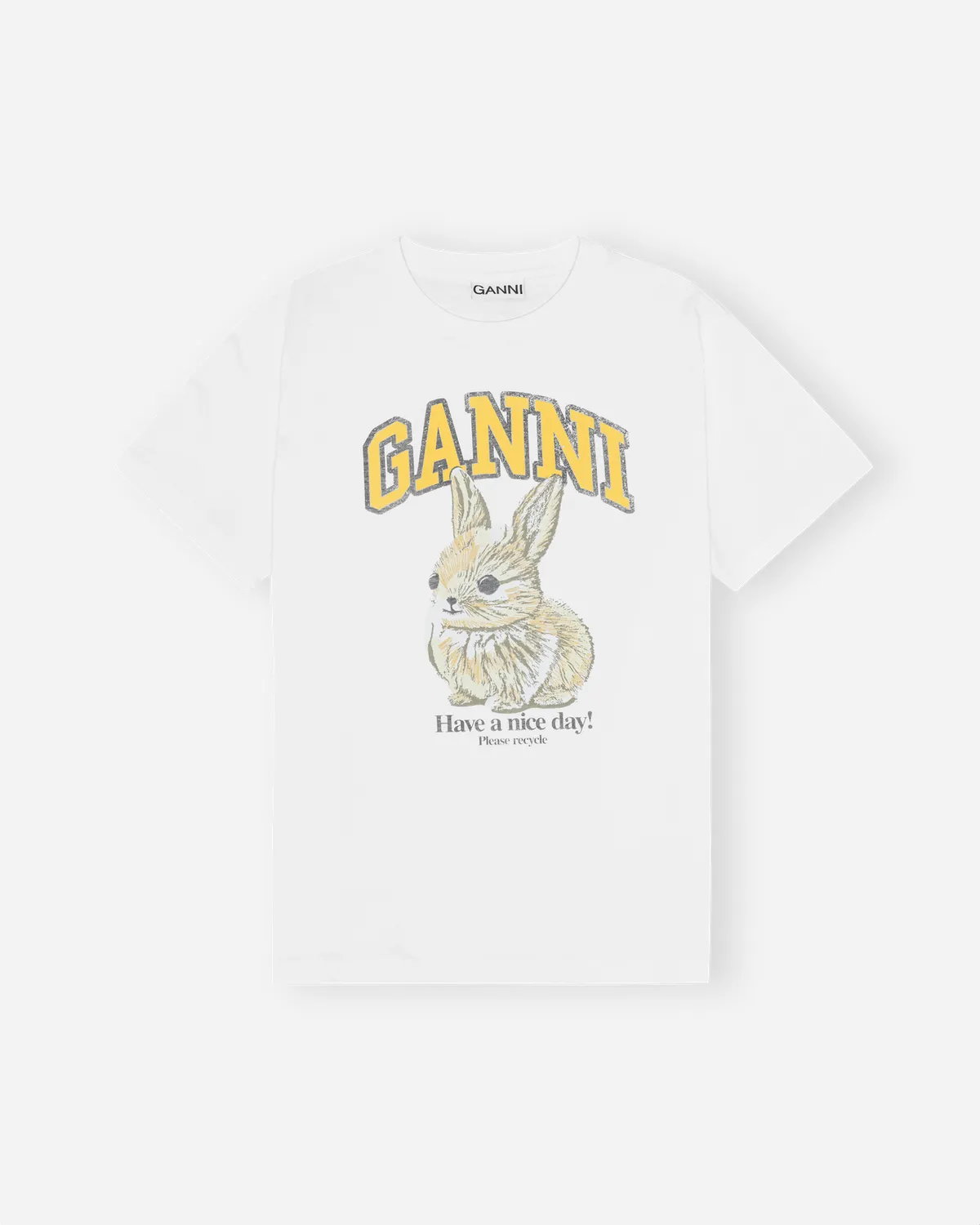 Basic Jersey Baby Bun Relaxed T-shirt - Bright White
