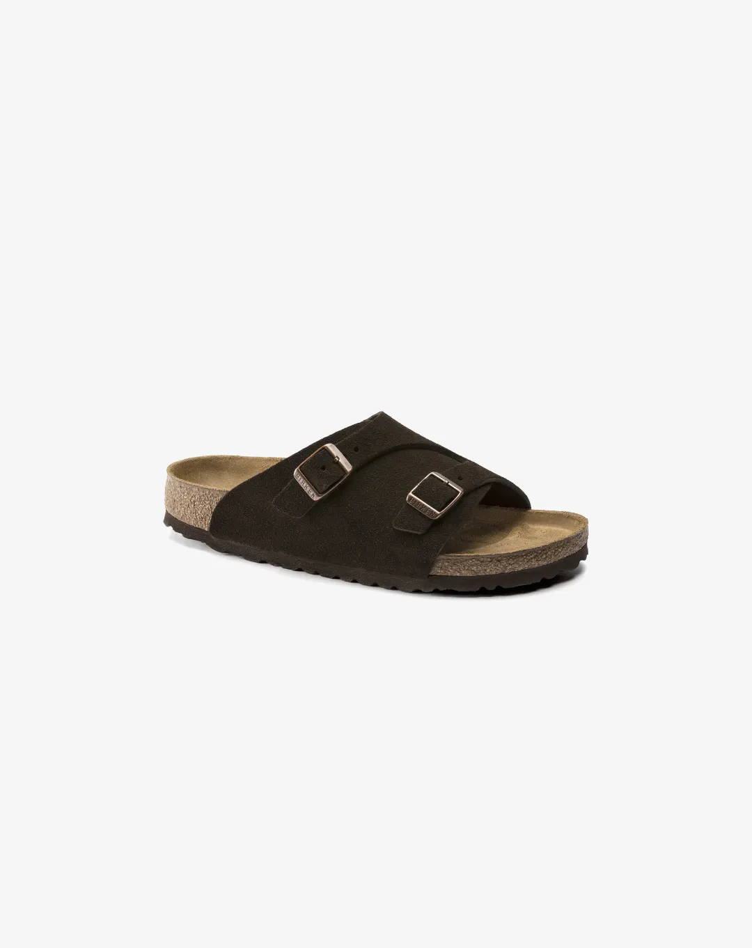 Birkenstock Zrich Suede Leather Sandal Mocha Brown