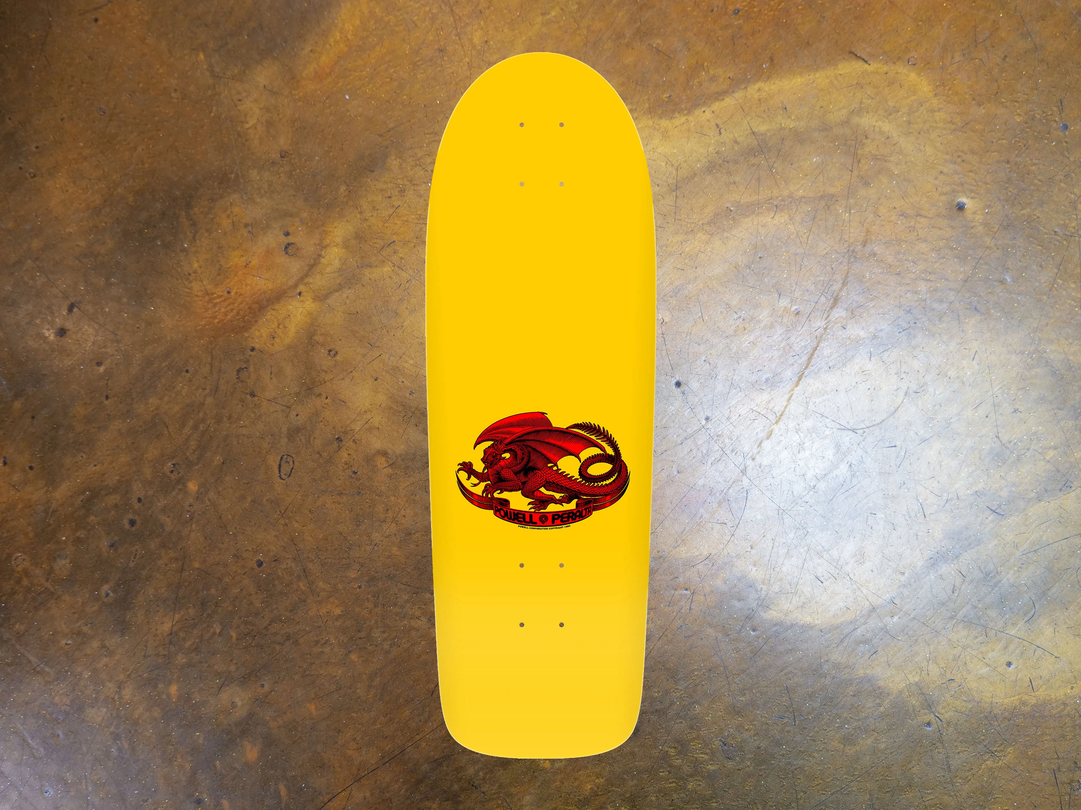 Bruce Lee Skull & Nunchucks Deck - 10 x 30