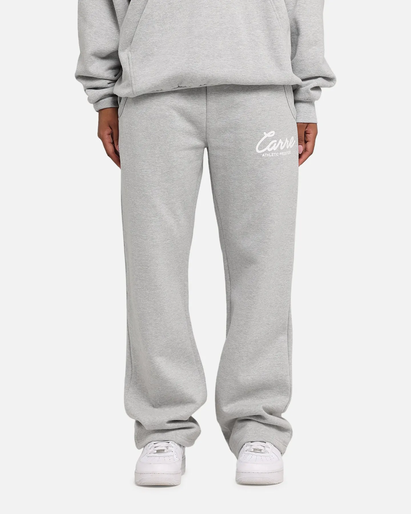 Carre Prestige Script Sweatpants Grey Marle