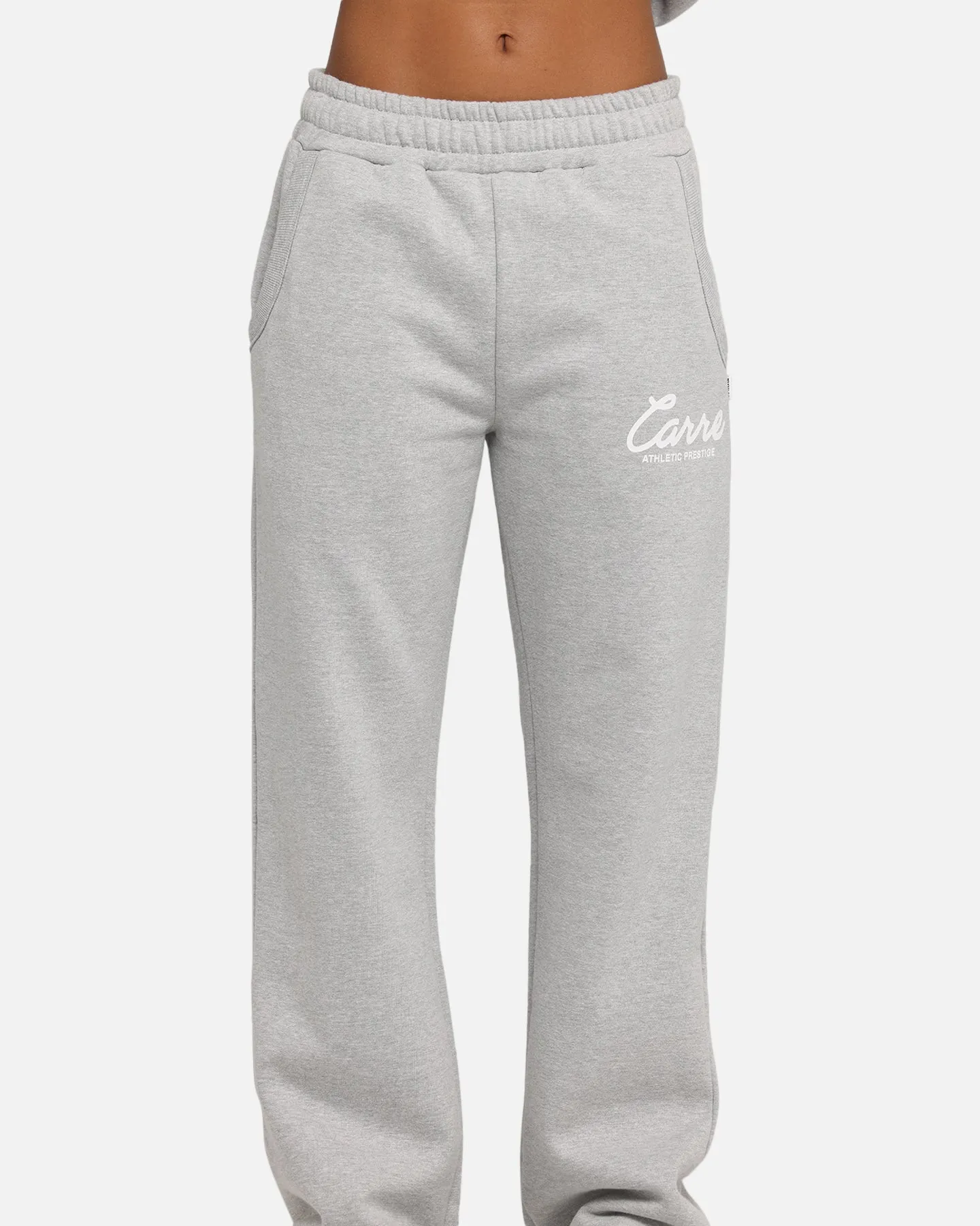 Carre Prestige Script Sweatpants Grey Marle