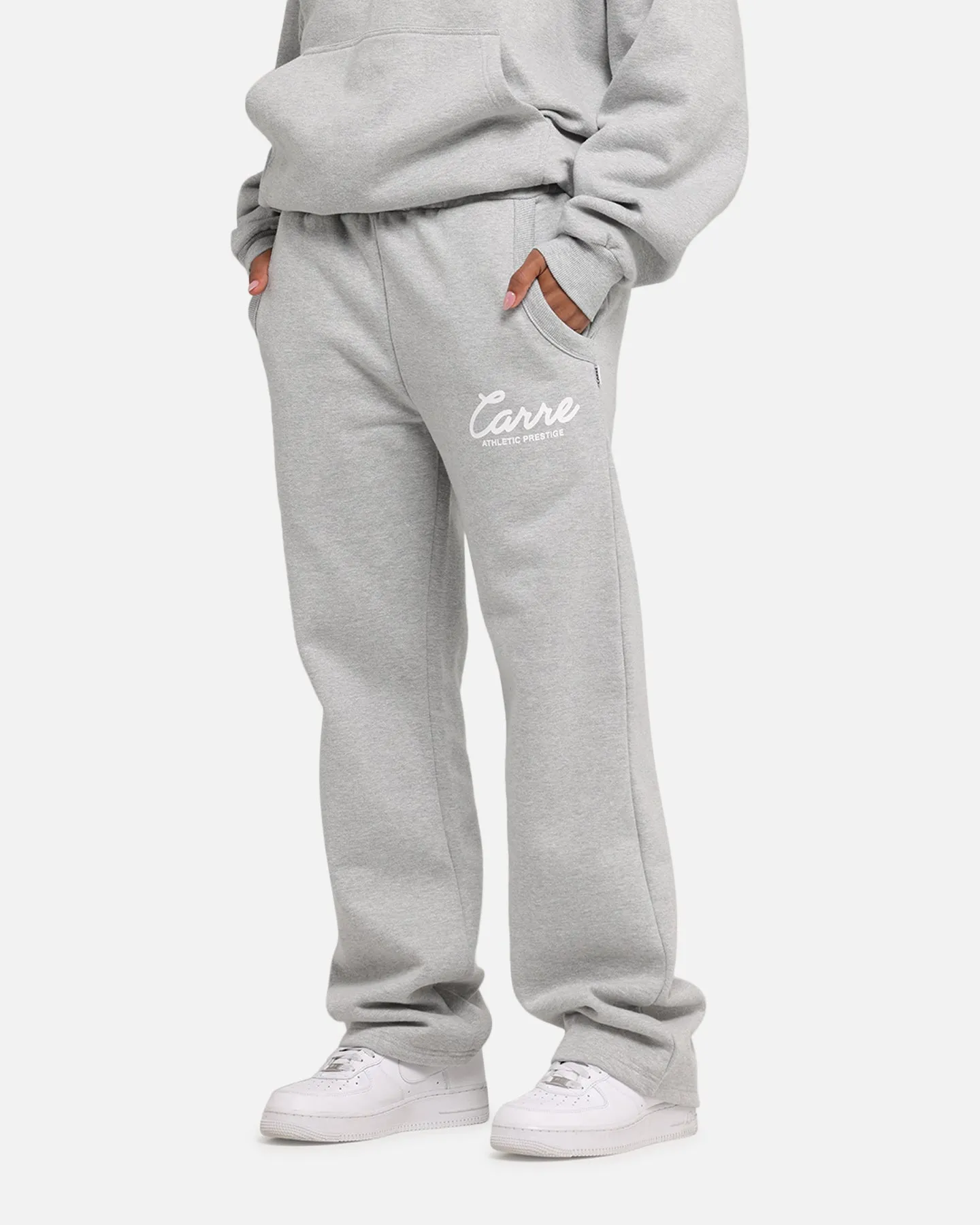 Carre Prestige Script Sweatpants Grey Marle