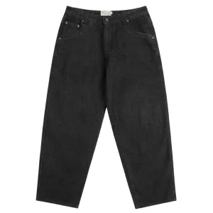 CLASSIC BAGGY DENIM PANTS WASHED BLACK