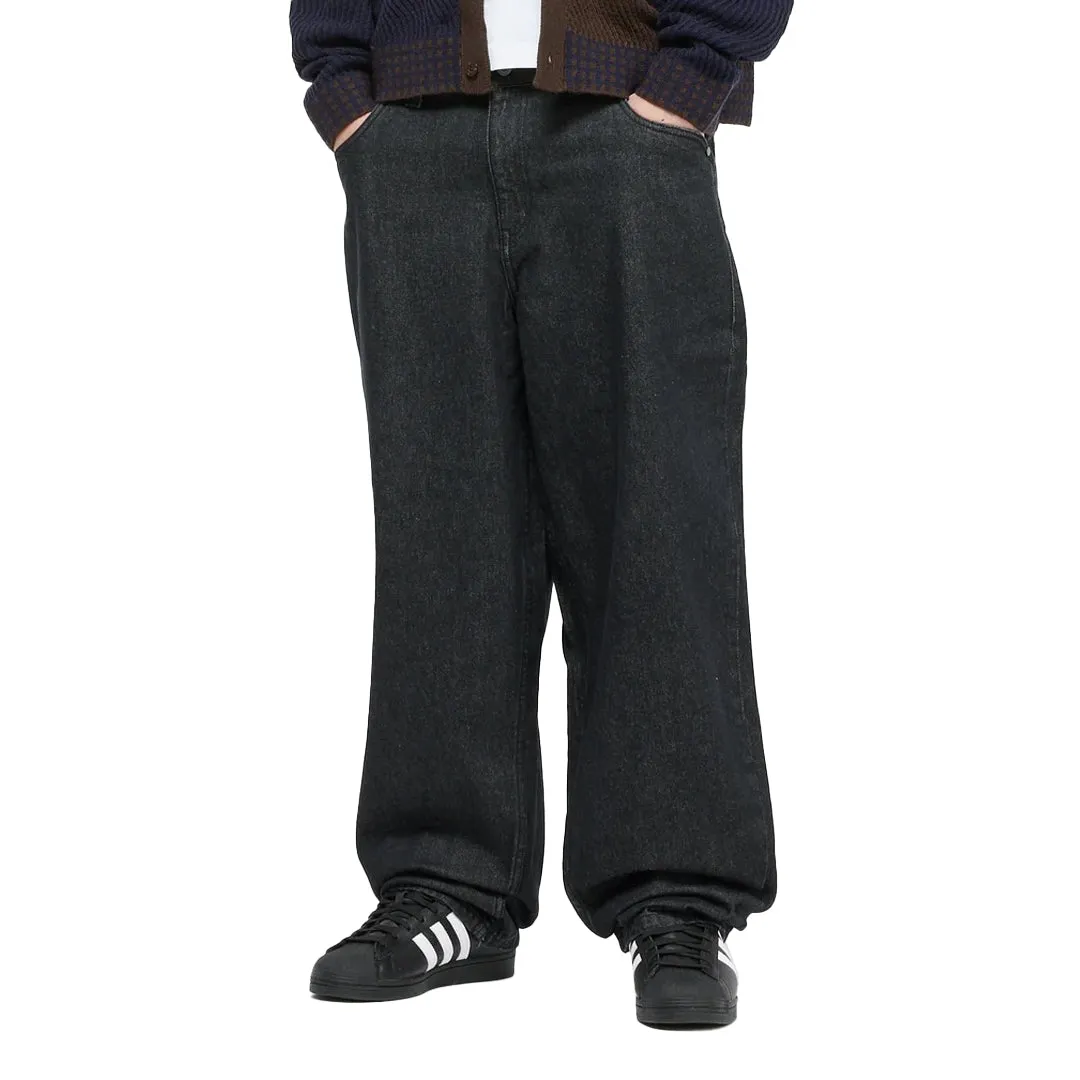 CLASSIC BAGGY DENIM PANTS WASHED BLACK