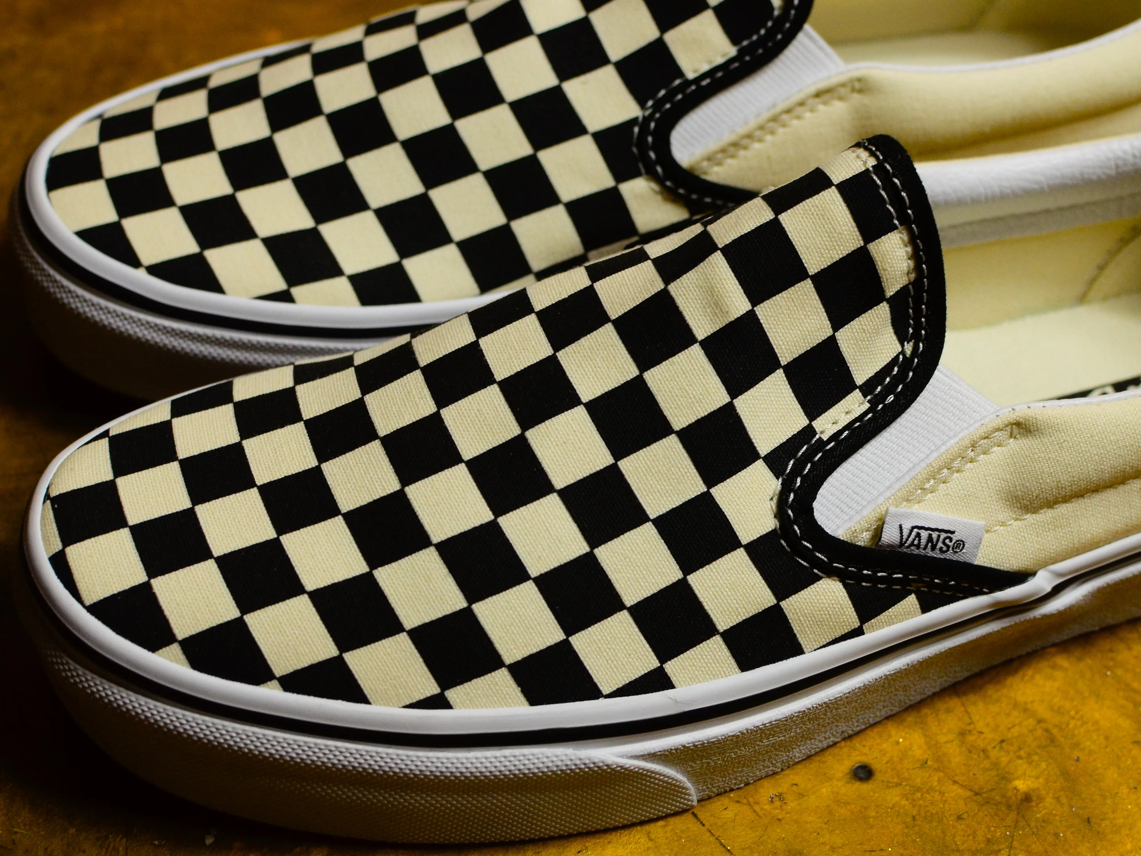 Classic Slip On - Black / White / Checkerboard