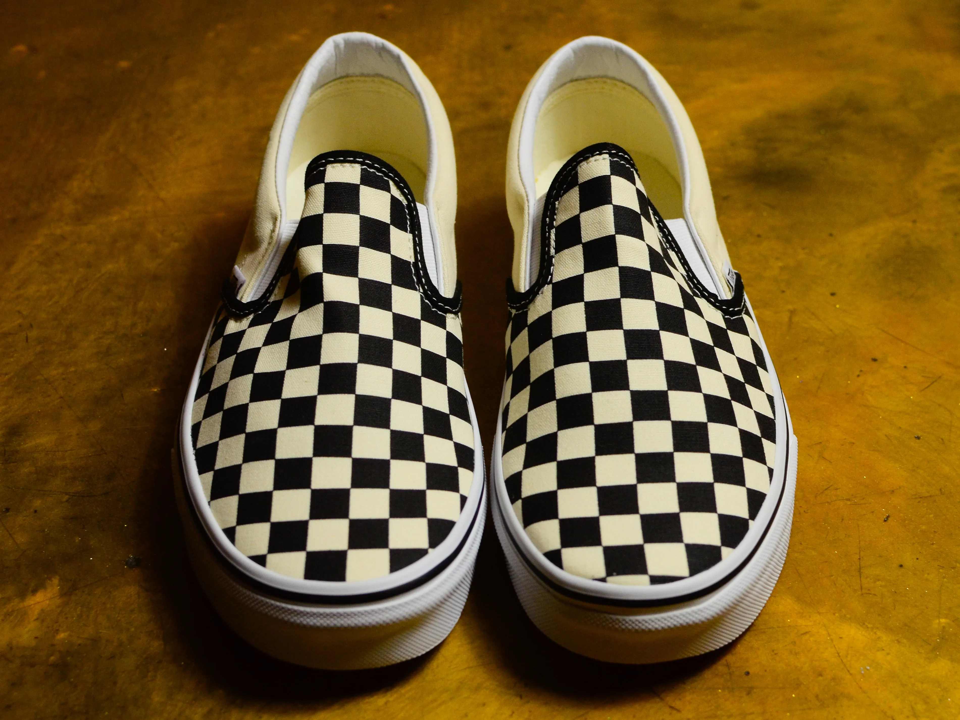 Classic Slip On - Black / White / Checkerboard