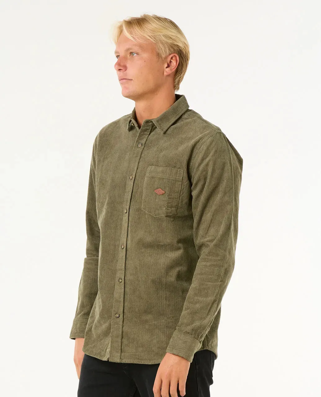 Classic Surf Cord L/S Shirt Dusty Olive