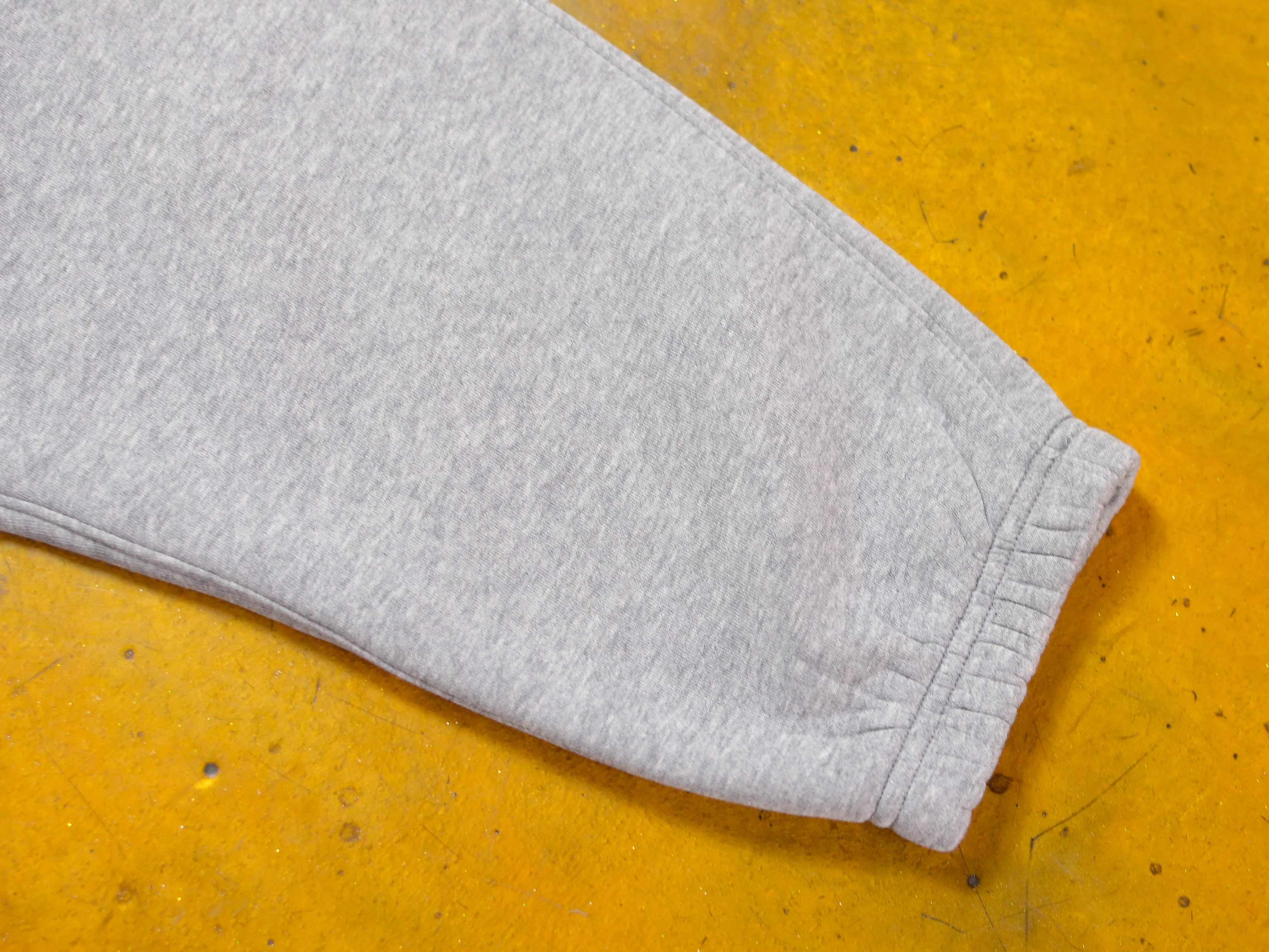 Crew Embroidered Relaxed Track Pant - Grey Marle