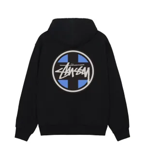 CROSS DOT HOODIE BLACK