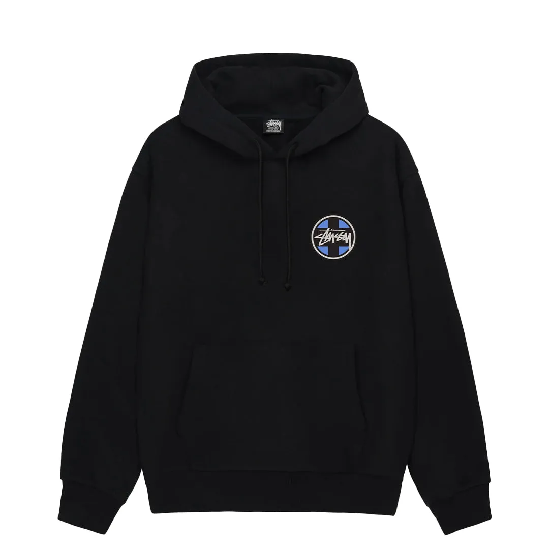 CROSS DOT HOODIE BLACK