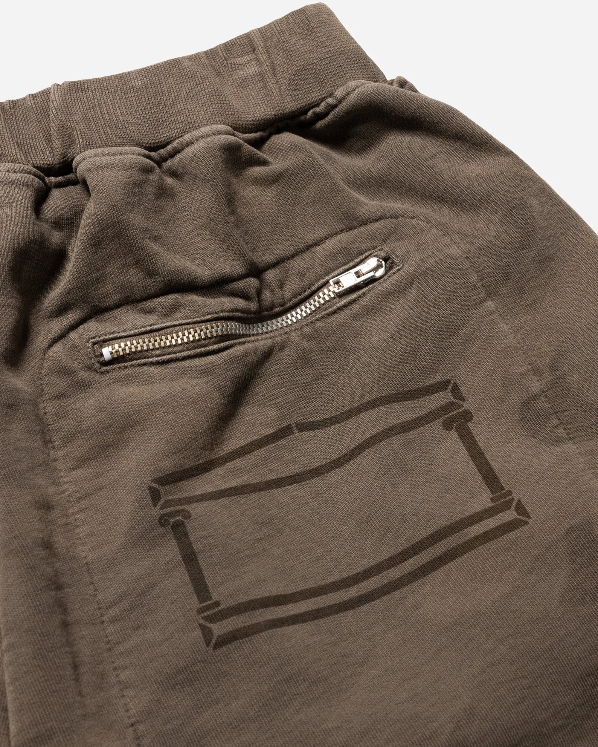 Deconstructed Aged Camo Sweatskirt