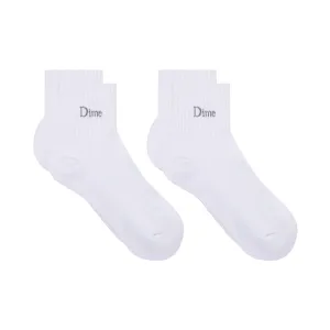 Dime Classic 2 Pack Socks White