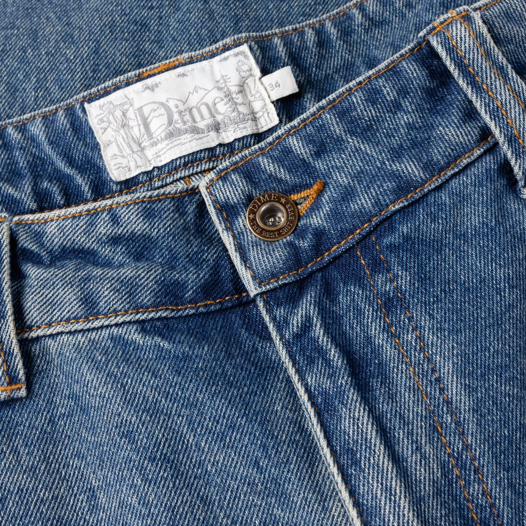 Dime Classic Baggy Denim Pants // Sandblasted Indigo