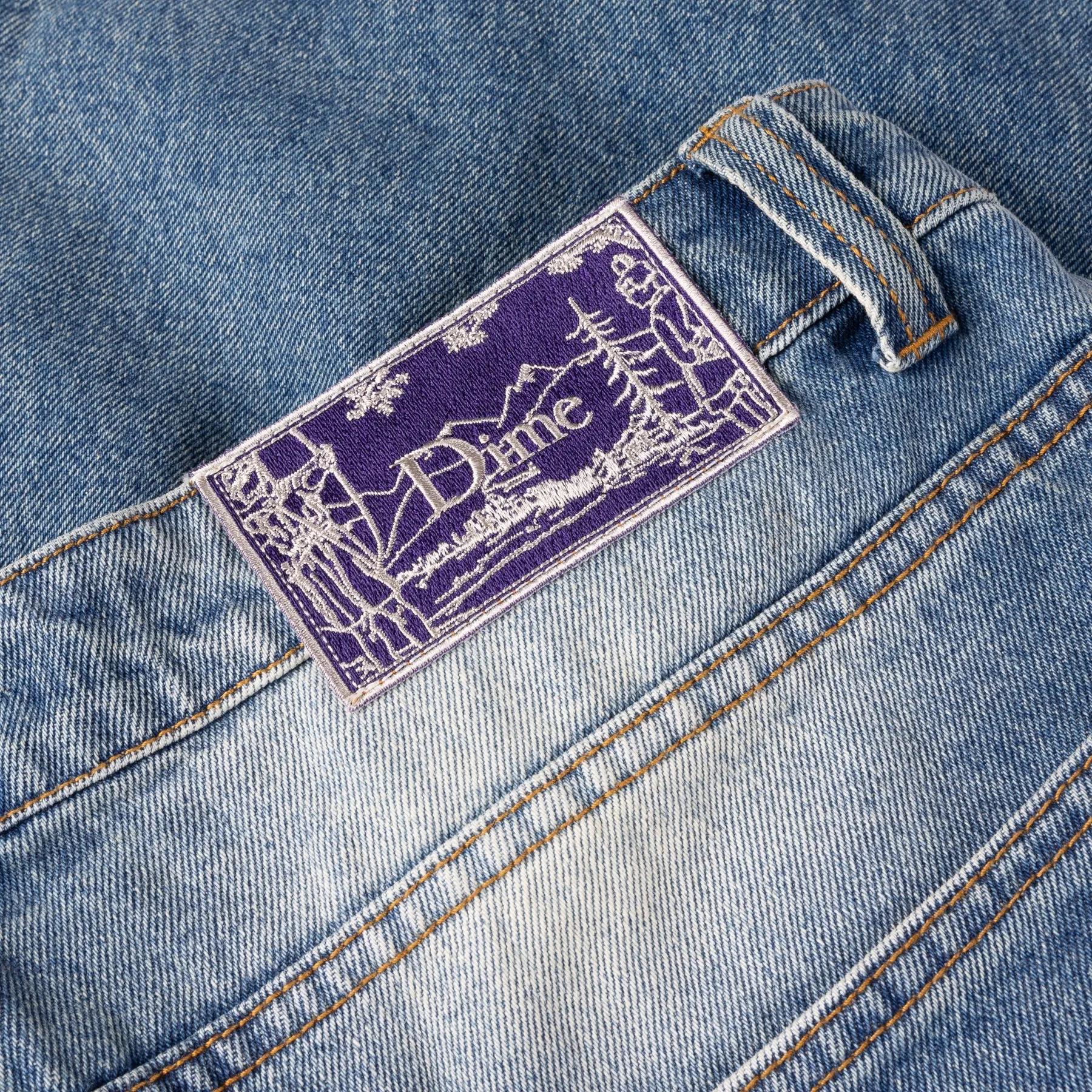 Dime Classic Baggy Denim Pants // Sandblasted Indigo