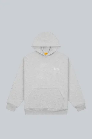 DIME CLASSIC SMALL LOGO HOODIE HEATHER GRAY