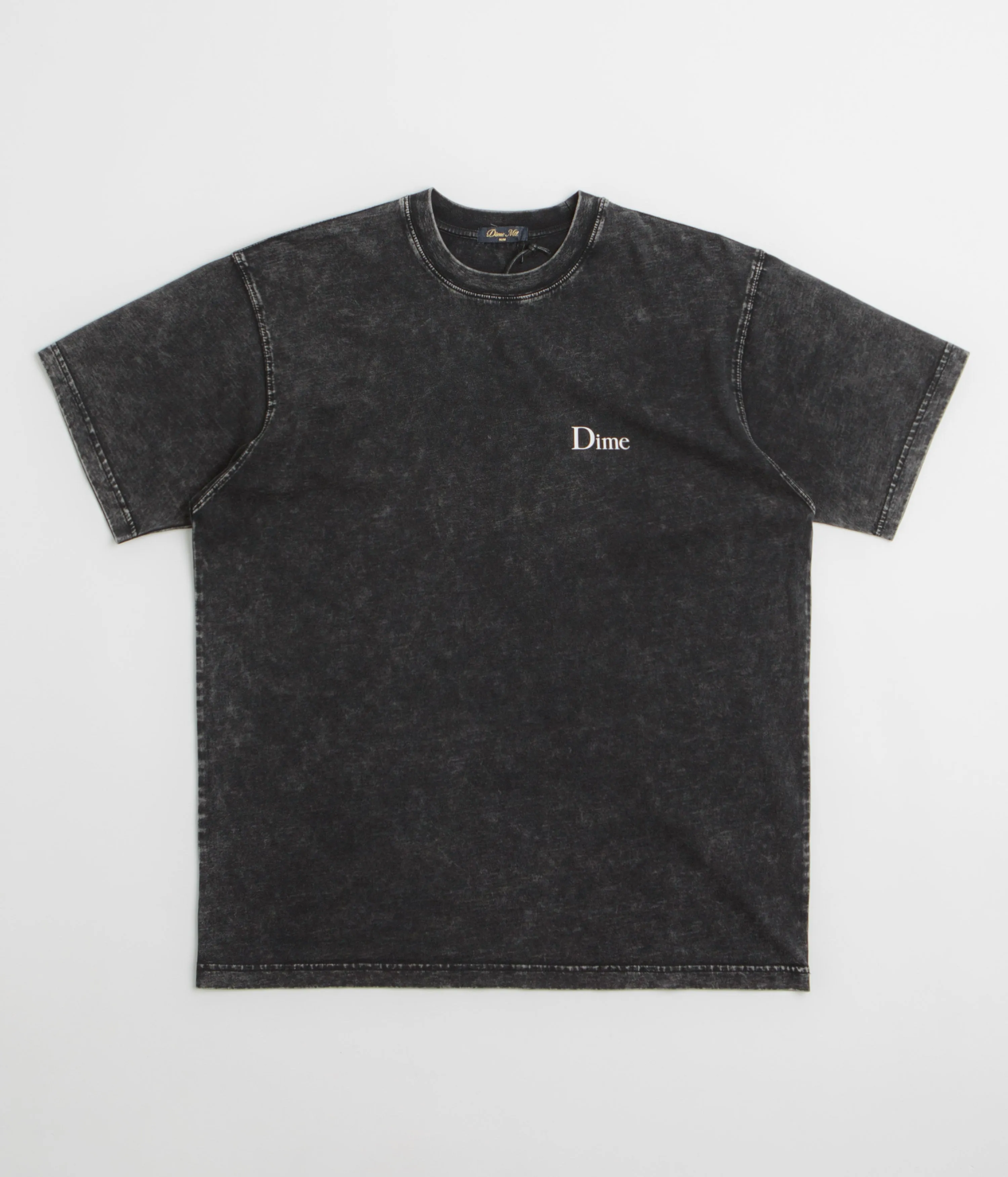 Dime Classic Small Logo T-Shirt - Faded Black