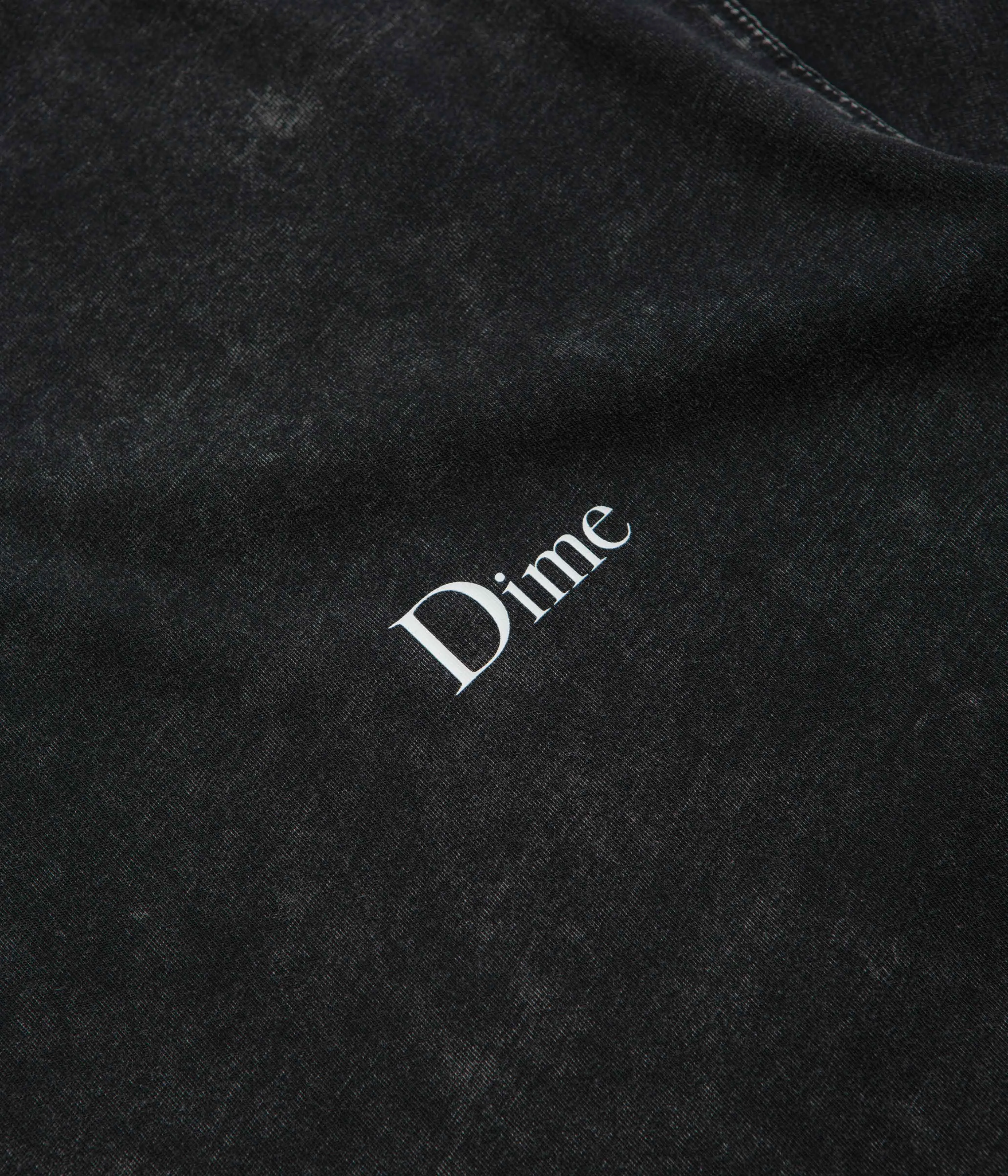 Dime Classic Small Logo T-Shirt - Faded Black