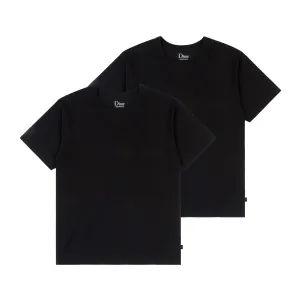 Dime Men Classic 2 Pack Undershirts Black