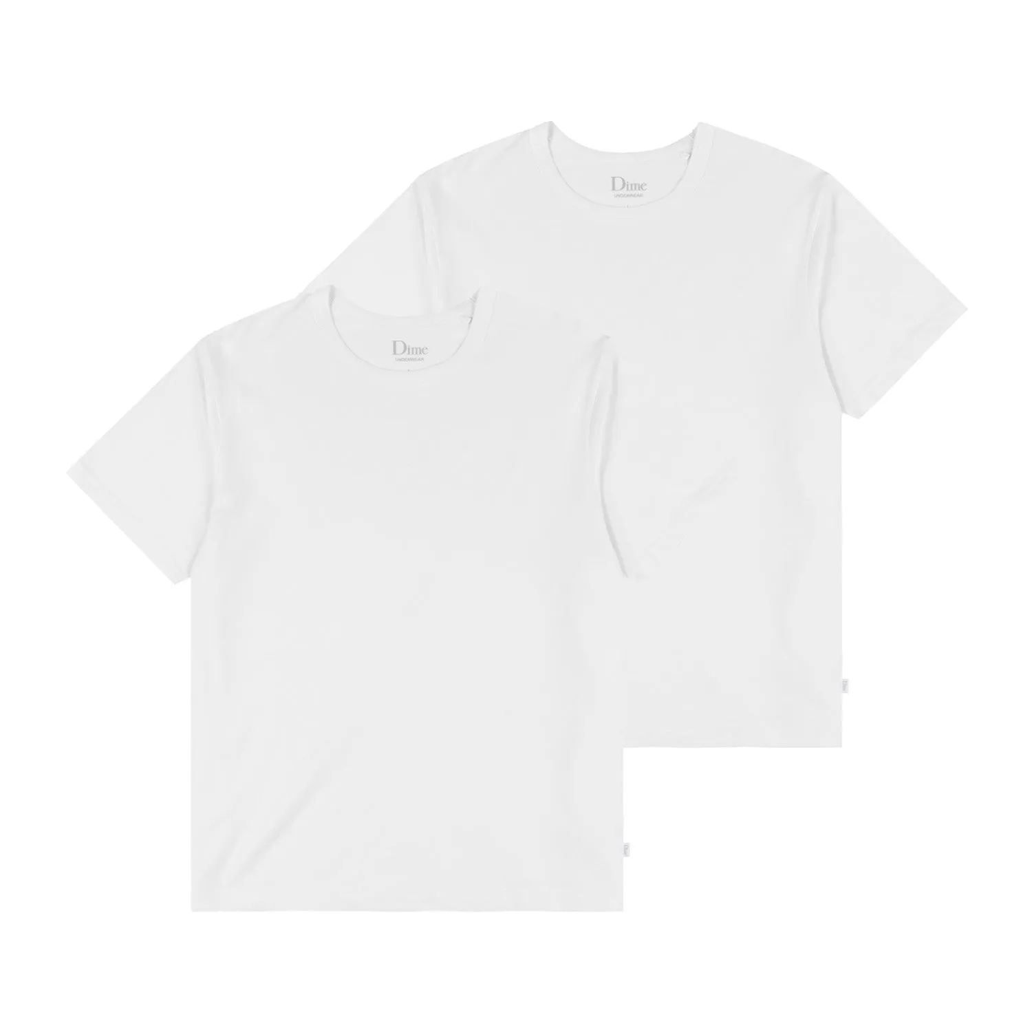 Dime Men Classic 2 Pack Undershirts White