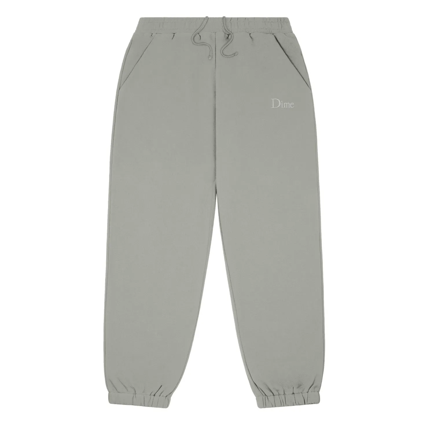 Dime Men Classic Small Logo Sweatpants Gravel