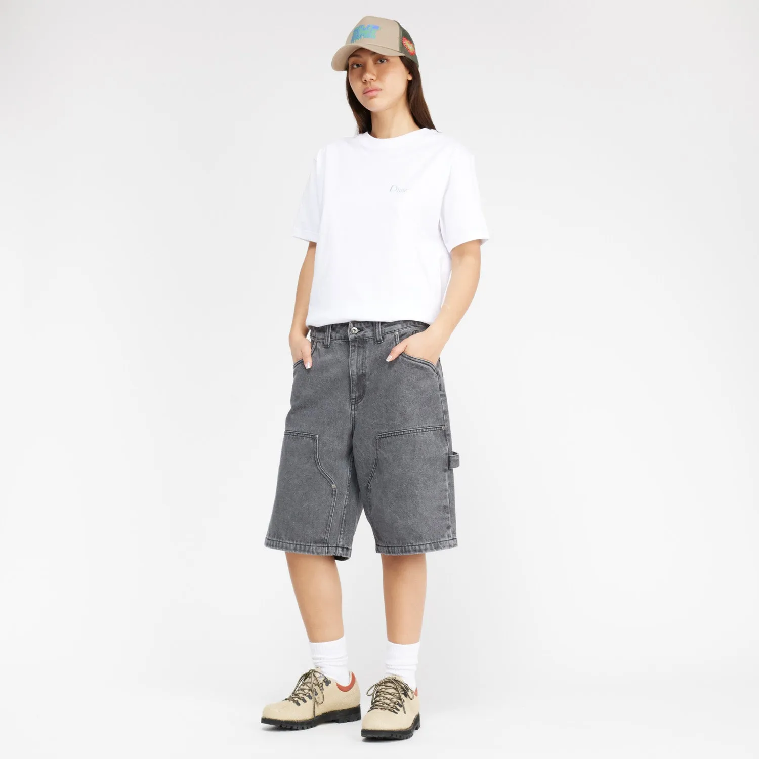 Dime Men Classic Small Logo T-Shirt White