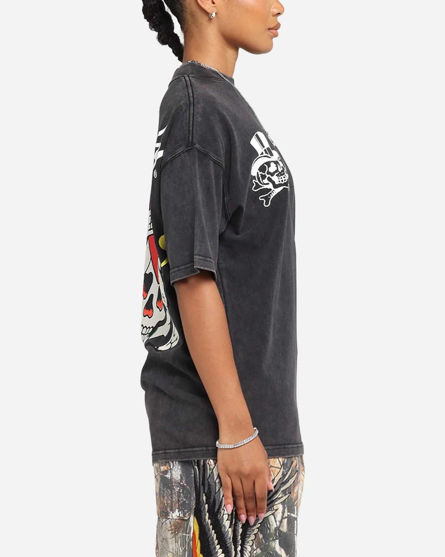 Ed Hardy Love Kills Oversized T-Shirt Black