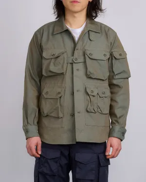 Engineered Garments Explorer Jacket PC Iridescent Heavy Twill Olive