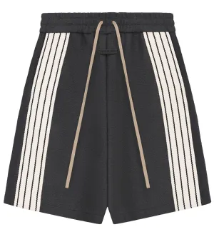 Fear of God Boiled Wool Striped Relaxed Short (Black)