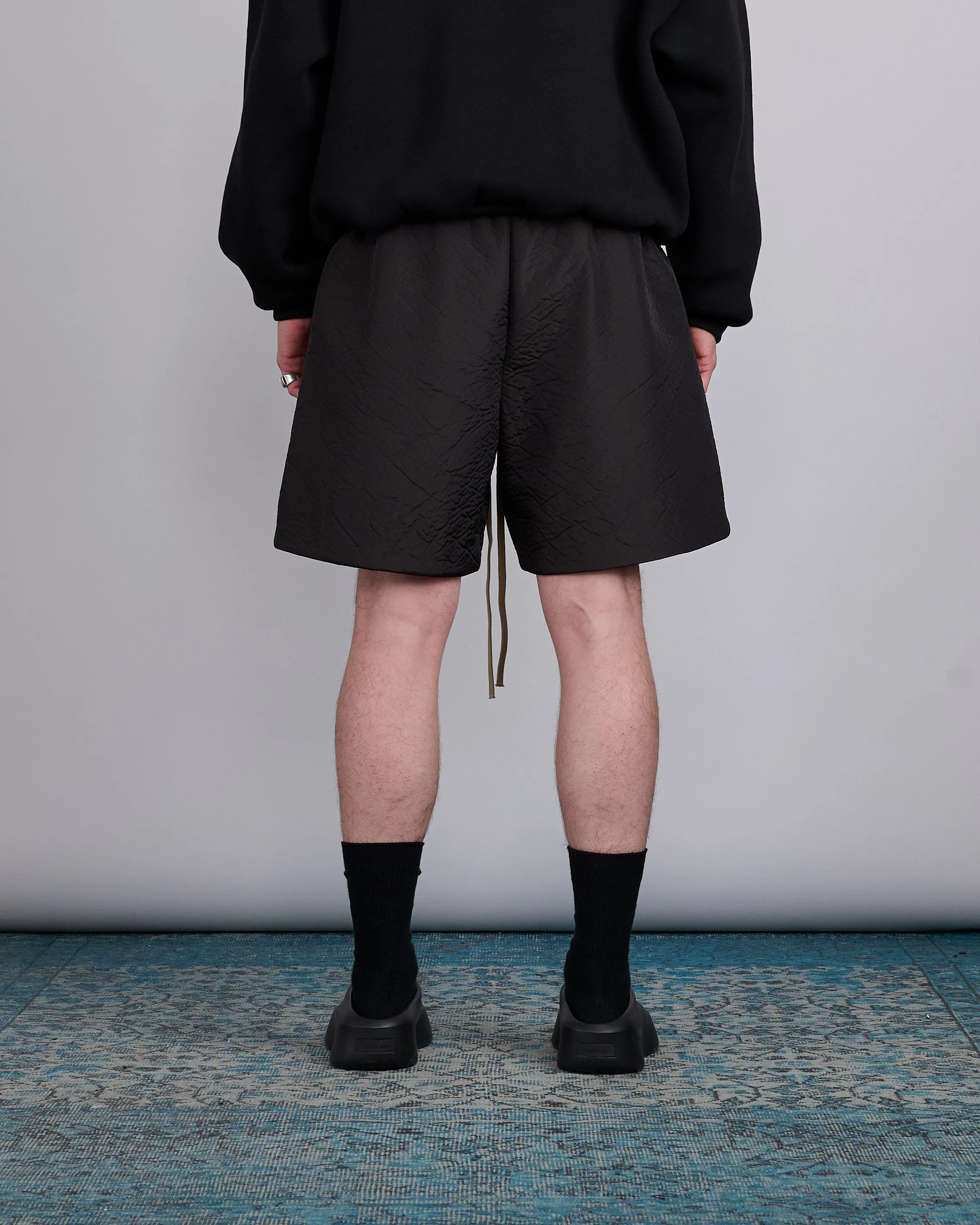 Fear of God Classic Textured Drawstring Short Black