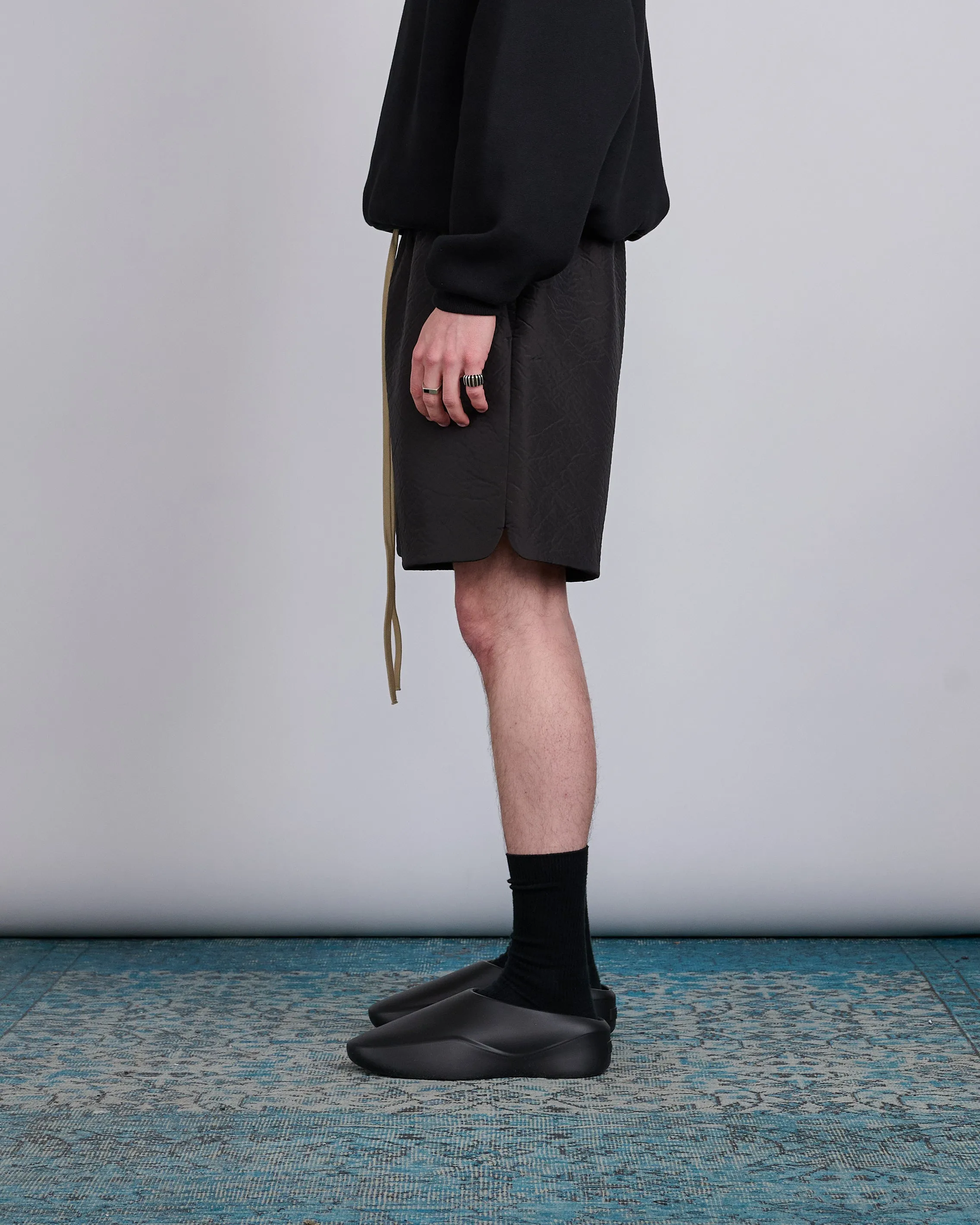 Fear of God Classic Textured Drawstring Short Black