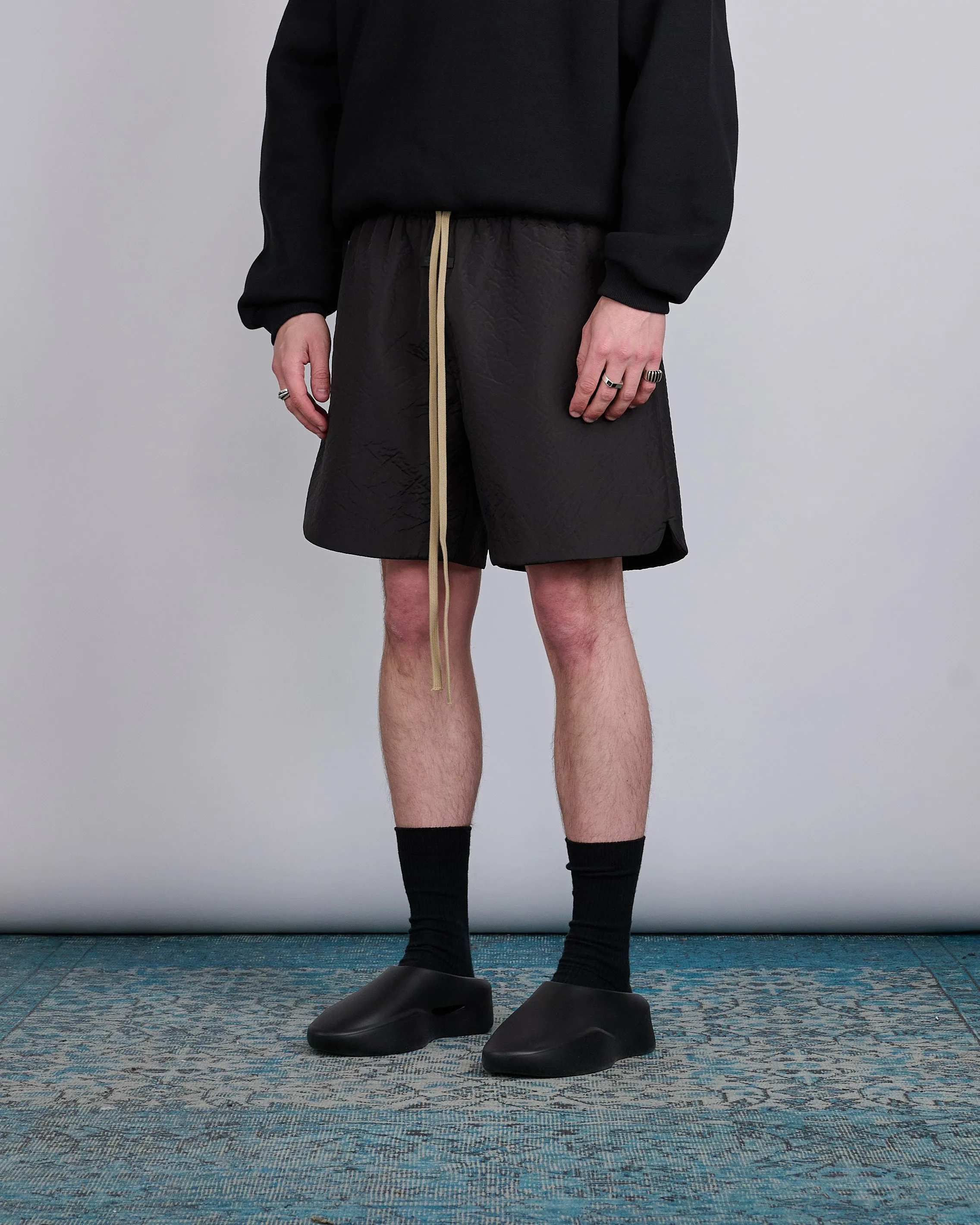 Fear of God Classic Textured Drawstring Short Black