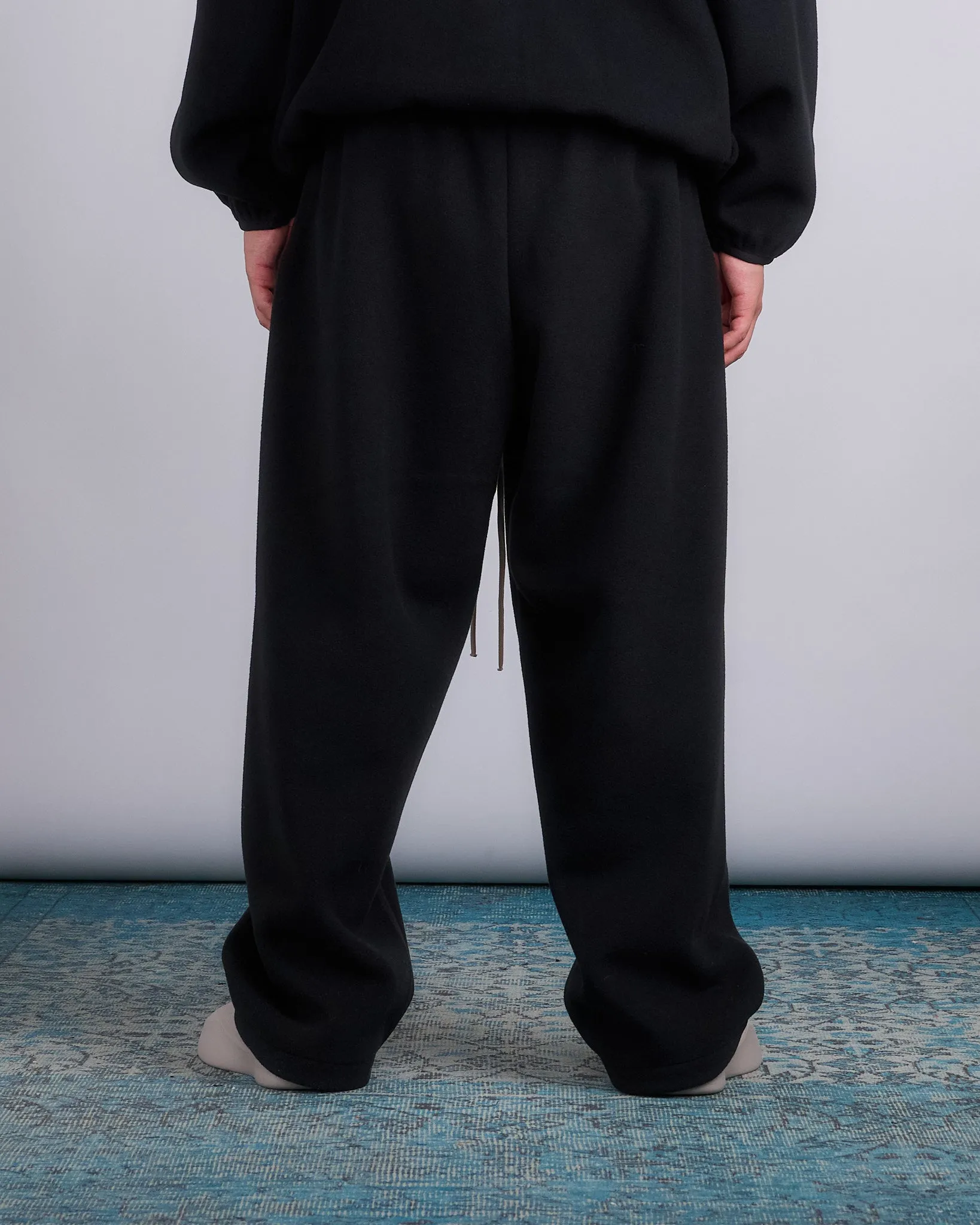 Fear of God Essentials Brushed Yarn Relaxed Pant Black