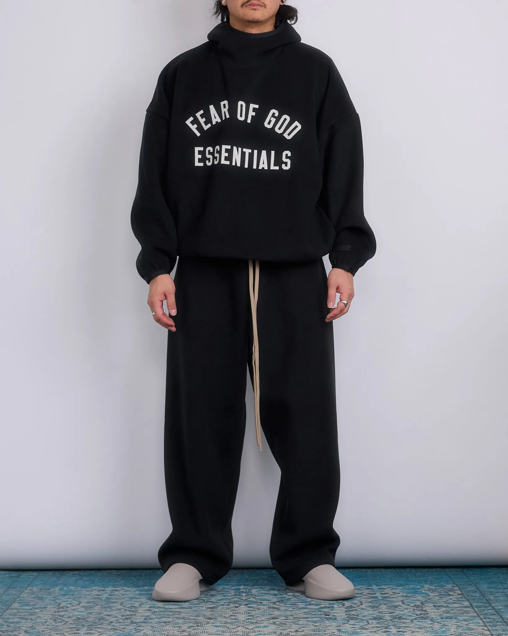 Fear of God Essentials Brushed Yarn Relaxed Pant Black
