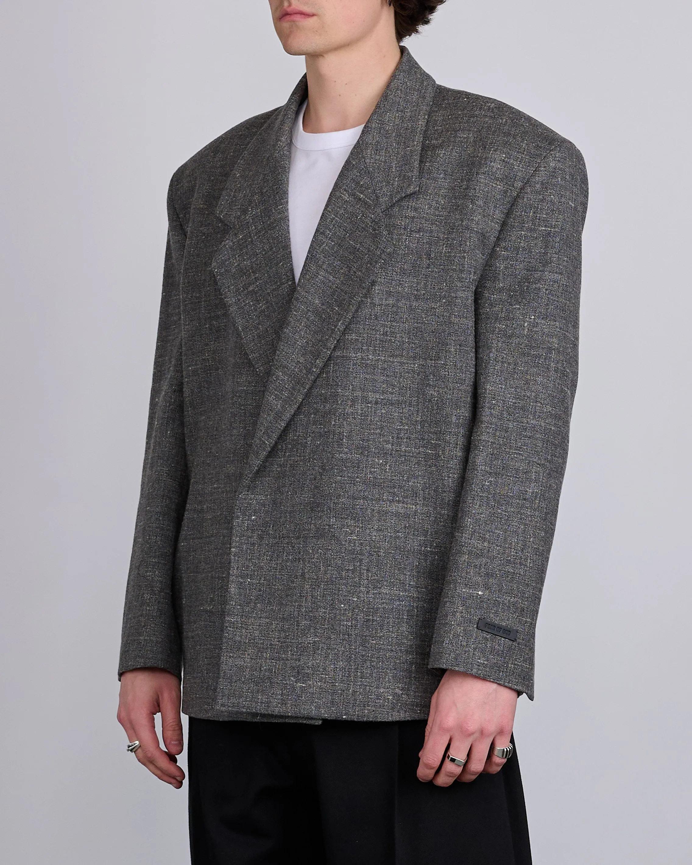 Fear of God Wool Linen Classic Blazer Grey