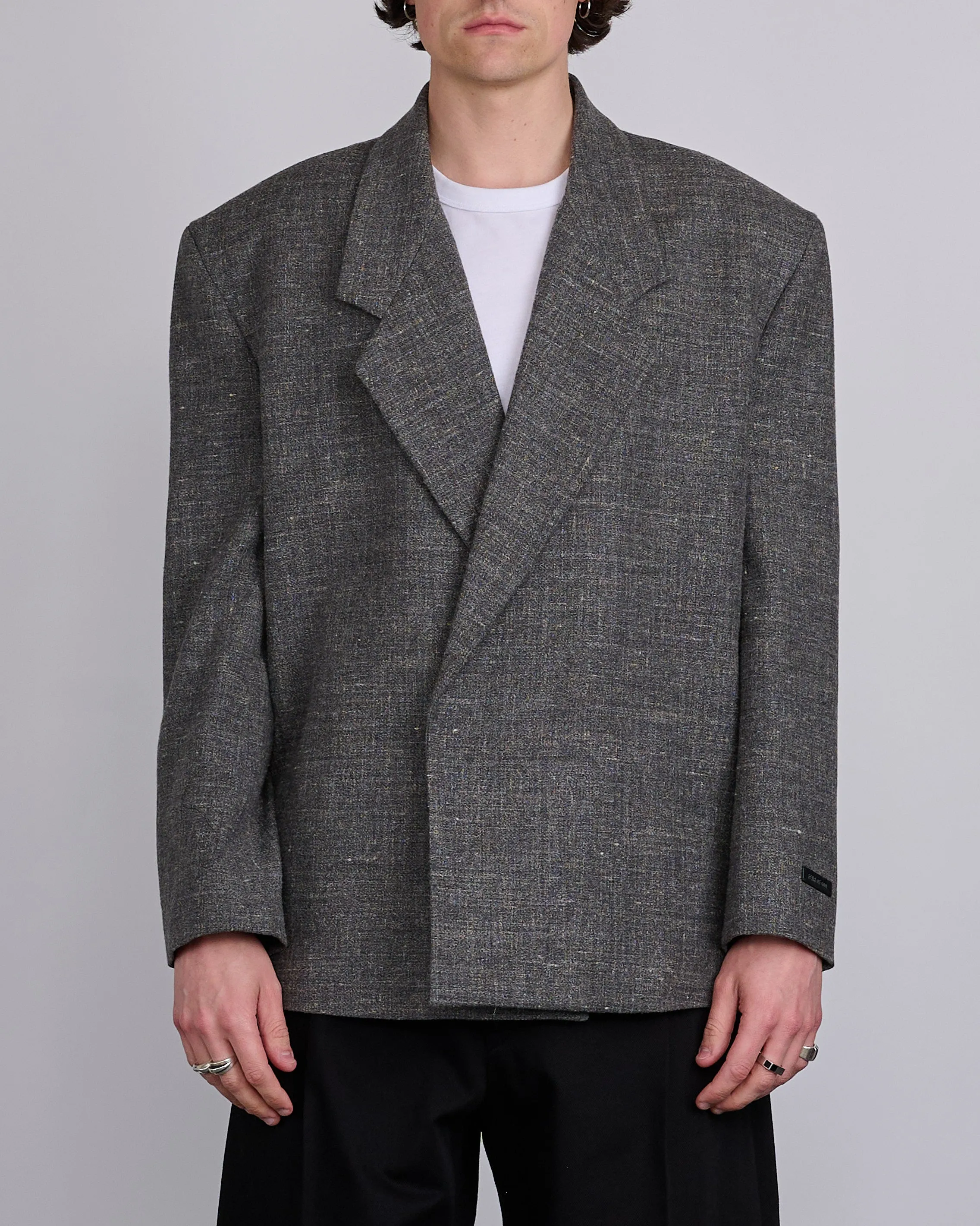 Fear of God Wool Linen Classic Blazer Grey